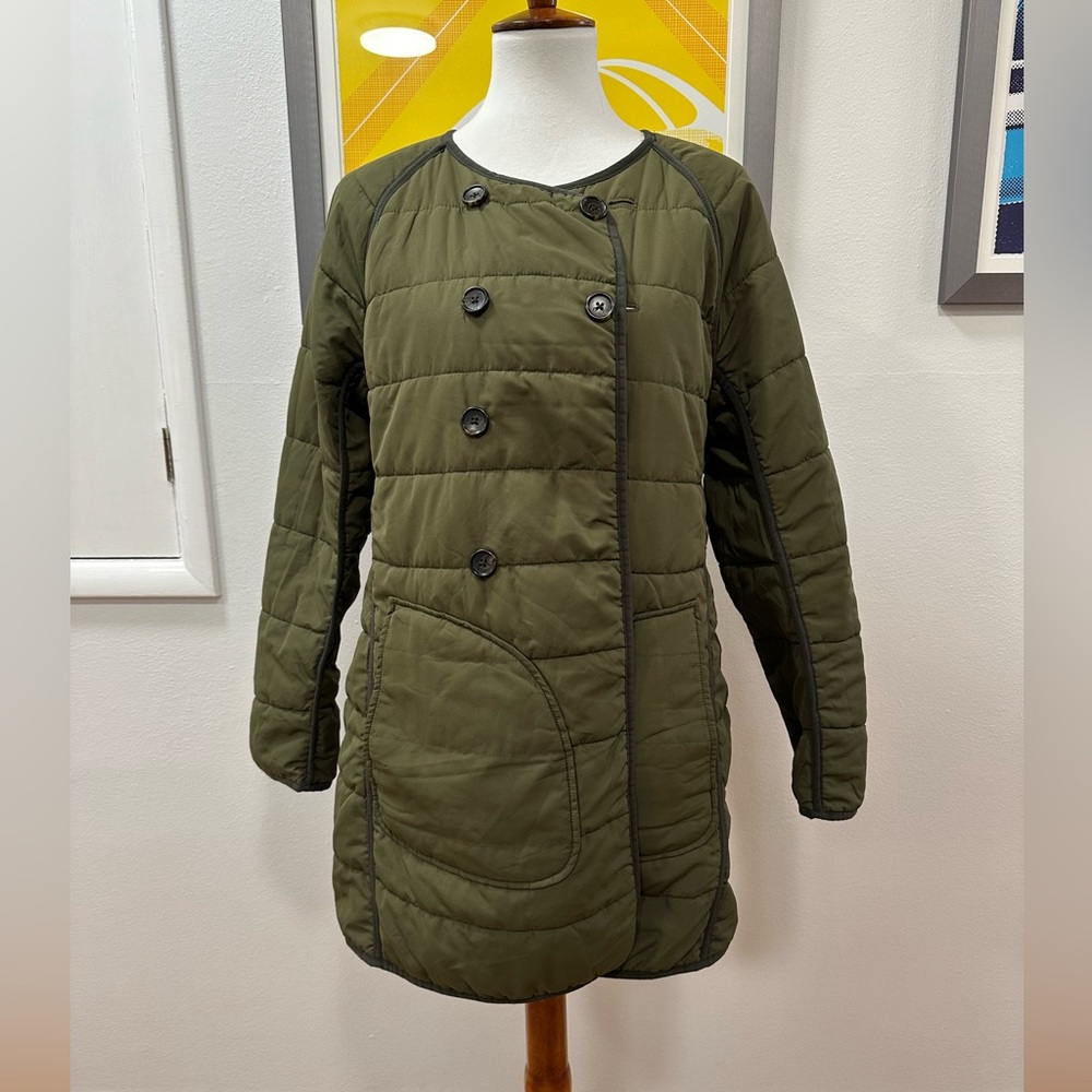 JCrew Liberty Floral Reversible Thinsulate Liner Coat - Size M